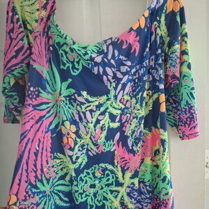 LILLY PULITZER OFF SHOULDER DRESS